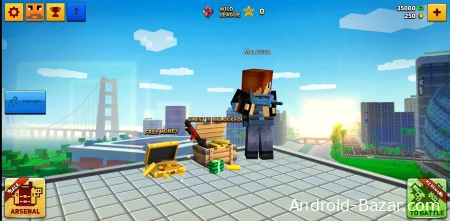 Скачать взломанную версию игры Блок Сити Варс