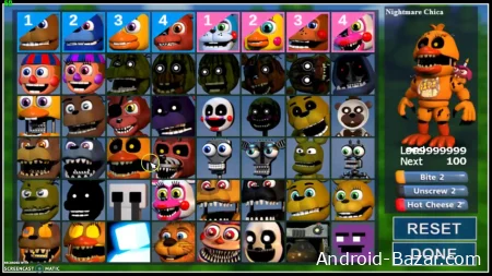 Скачать ФНаФ Ворлд взлом на Андроид