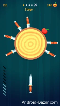 Взломанный Knife Hit Mod на Андроид