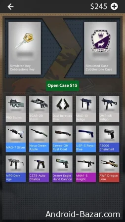 Скачать взломанный Кейс Опенер