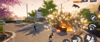 Скачать взломанную игру Симулятор Козла (Goat Simulator) мод всё открыто