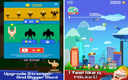 Скачать игру Buddy Toss на Андроид с модом