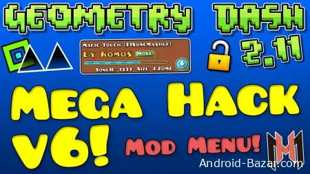 Скачать Mega Hack для Geometry Dash
