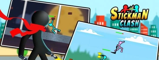 Взломанная Stickman Clash: Combo Master — мир стикменов и головоломок