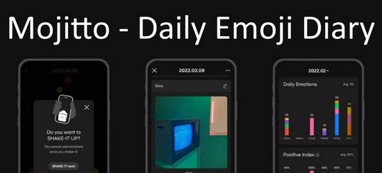 Mojitto - Daily Emoji Diary мод - эмоциональный дневник нового поколения