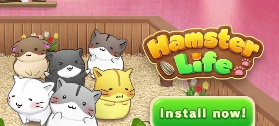Взломанный Hamster Life match and home с неограниченным золотом