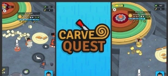 Carve Quest - взломанная версия с бесконечными деньгами