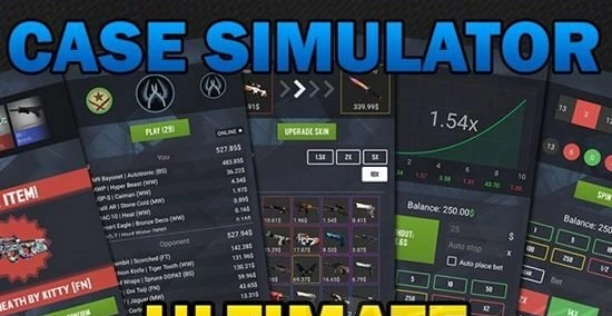 Case Simulator Ultimate взлом - откройте редчайшие скины оружия