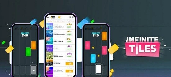 Infinite Tiles: EDM & Piano - попади в ритм музыки