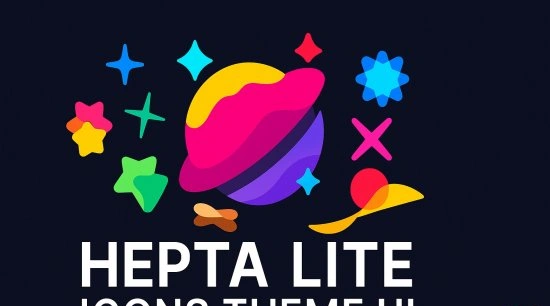 Взломанная Hepta Lite Icons Theme UI: преобразите внешний вид вашего смартфона