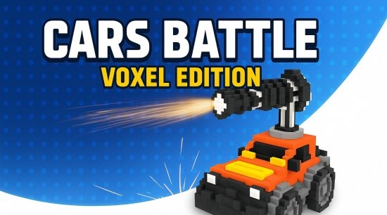 Взломанная версия Cars Battle - Voxel Edition: полный арсенал и свобода настройки