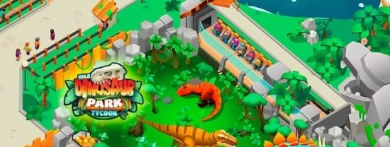 Dinosaur Park—Jurassic Tycoon - модифицированная версия с безлимитными ресурсами