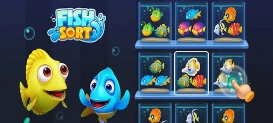 Fish Sort 3D Match Puzzle взломанная версия - сортировка рыб с бонусами