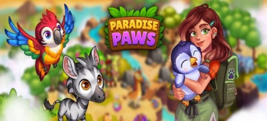 Paradise Paws: Merge Animals - взломанная версия для Android