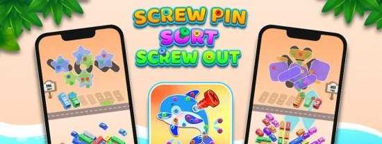 Взломанная версия игры Screw Pin Sort - Screw Out для Android