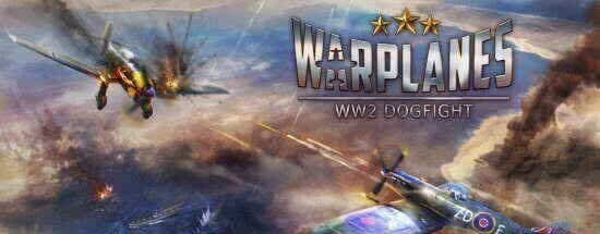 Взломанный Warplanes: WW2 Dogfight — управление строем и битвы в небе