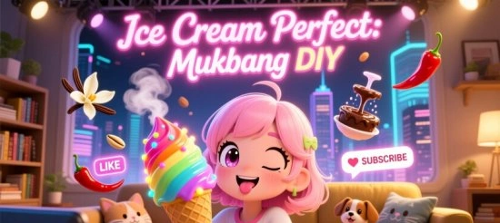 Ice Cream Perfect: Mukbang DIY - взломанная версия